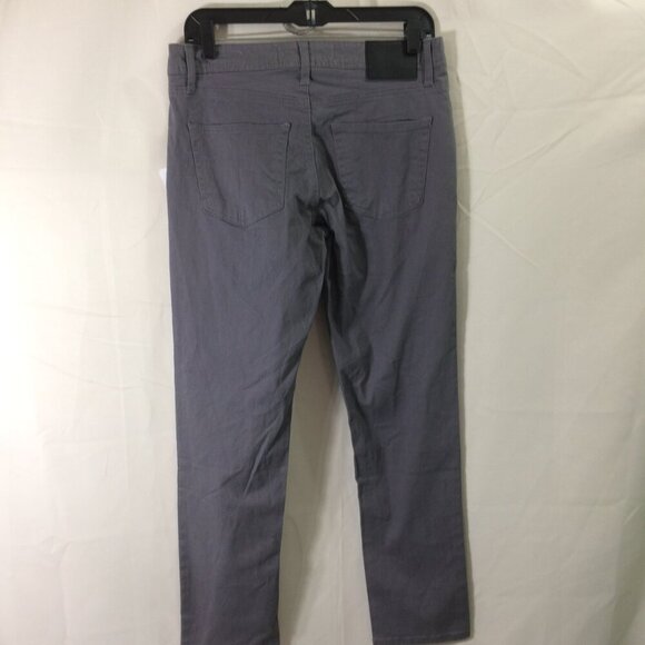 NEW Taylor Vintage Mens Pants Gray Cotton Stretch Slim Straight Size 30 x 30 - Picture 3 of 6